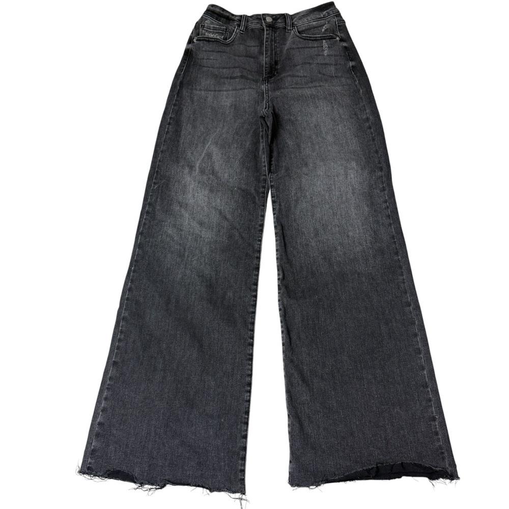 Fashion Nova Black wide leg jeans size 9